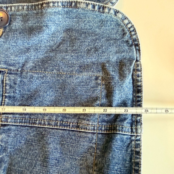 Bill Blass 90’s Vintage Blue Tailored Jean Jacket Size Large GUC - Picture 8 of 10